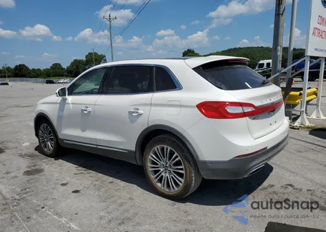 2017 Lincoln Mkx Reserve z USA, uszkodzony, nr VIN 2LMPJ6LR0HBL49677
